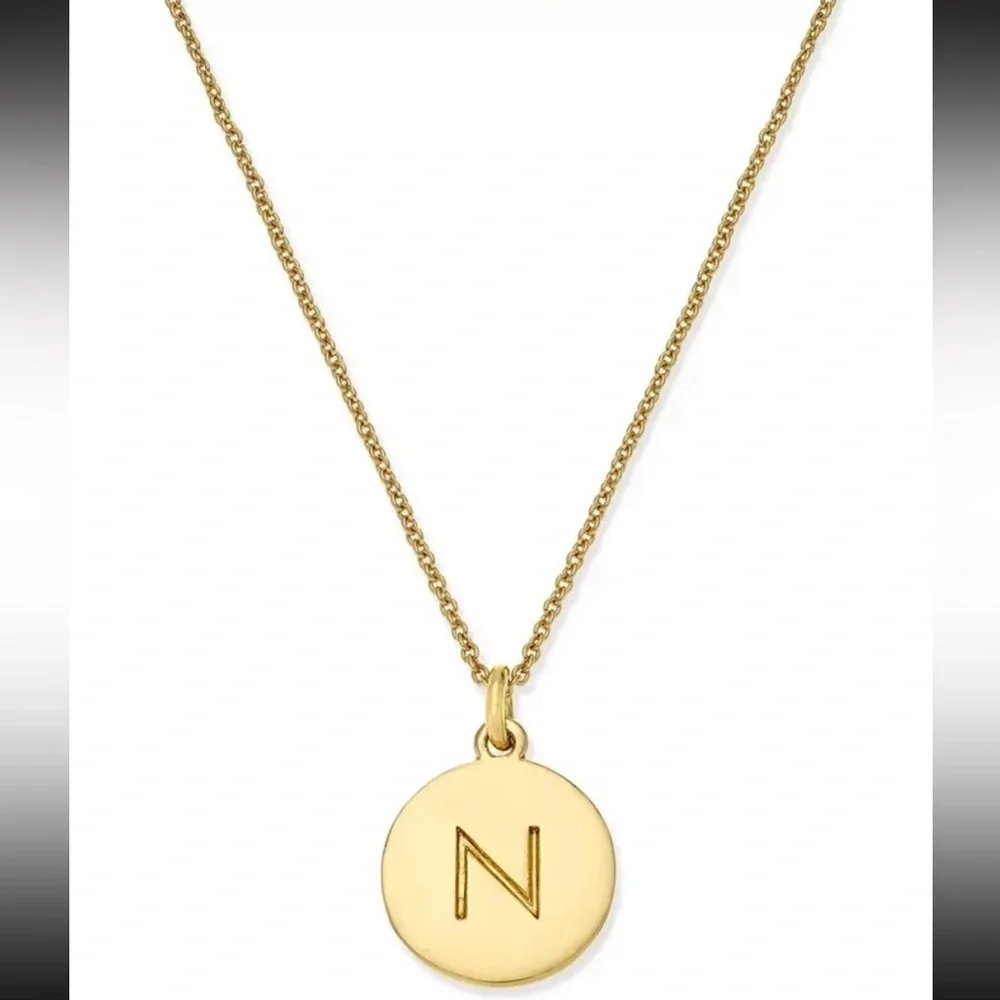 Kate Spade New York Initial Pendant Necklace N Gold
